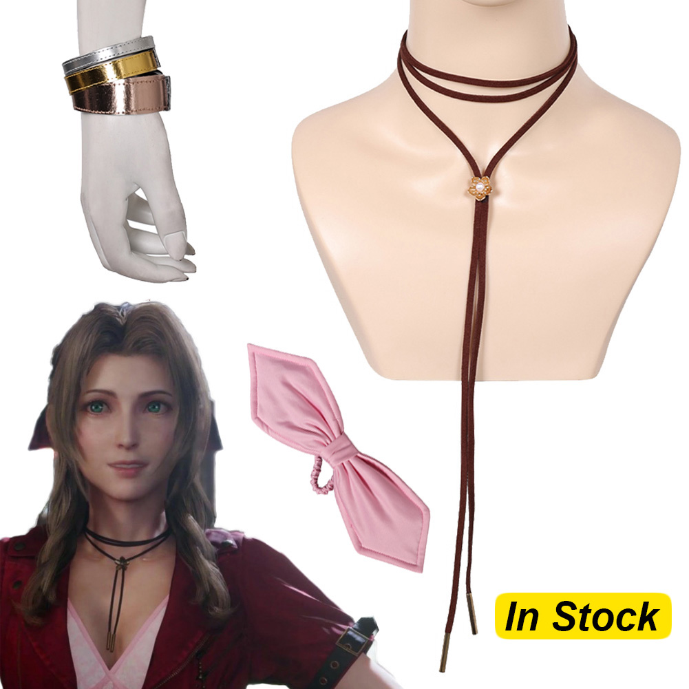 Aerith Cosplay Prop - Naszyjnik Cosplay Aerith Fantazja, Muszka, Akcesoria