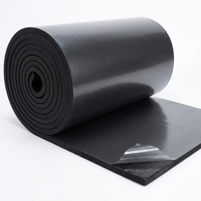 Eva Foam Sheet - Samoprzylepna czarna piankowa mata izolacyjna do