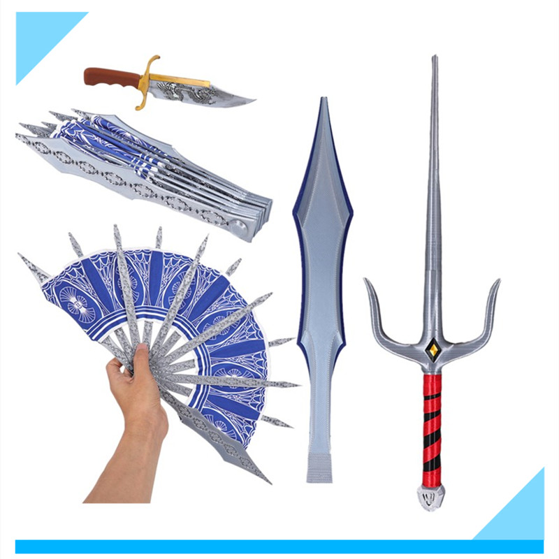 Cosplay Prop Dagger - Akcesoria do cosplayu Kitany: składany wachlarz,