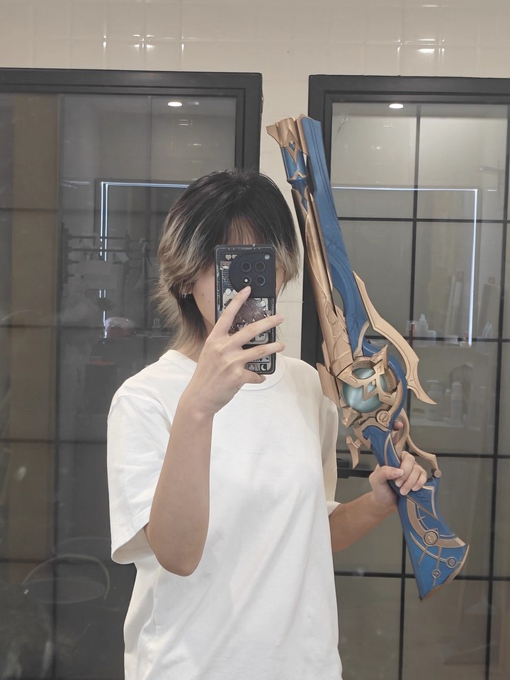 Anaxa Cosplay Prop - Anaxagoras Model Gun 80CM Świecąca Broń