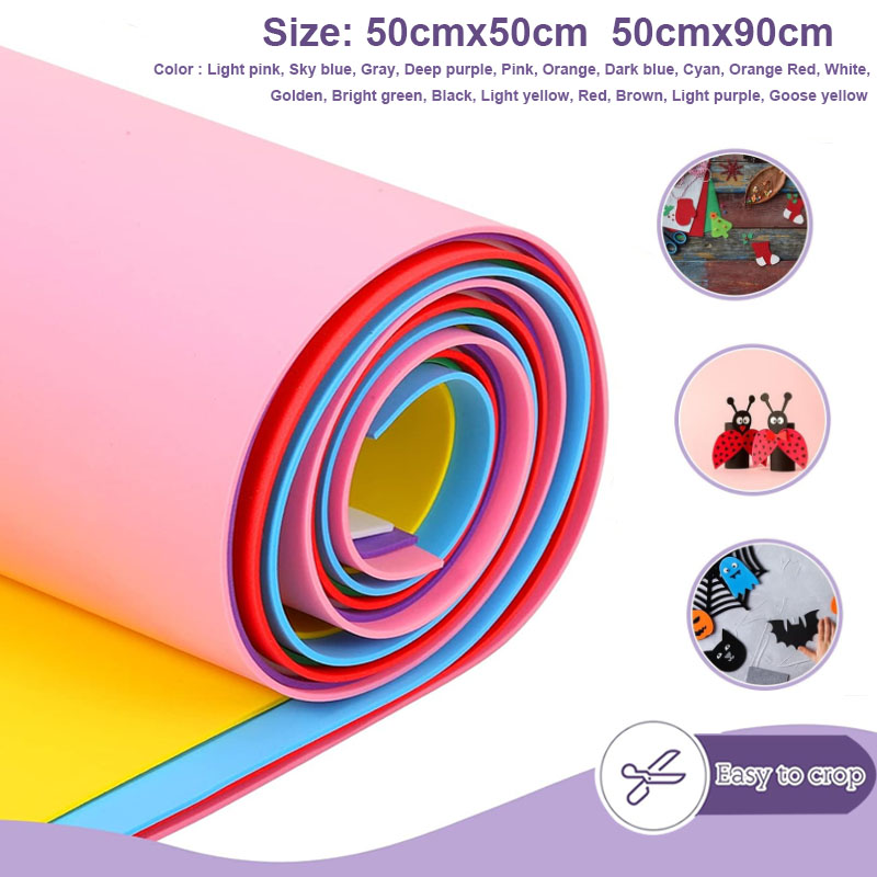 Eva Foam Sheet - 1szt Kolorowe arkusze pianki Eva Cosplay