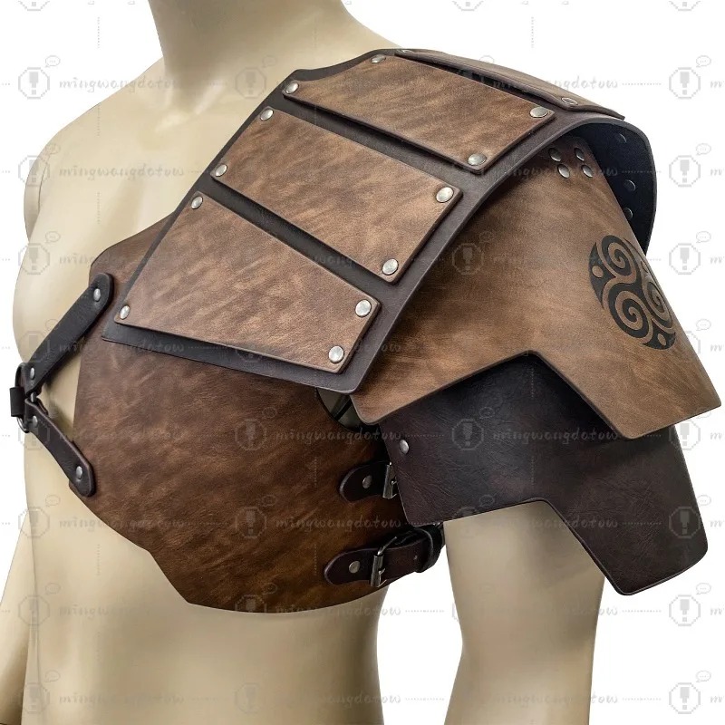 Prop For Cosplay - Średniowieczna jednostronna zbroja na ramię w