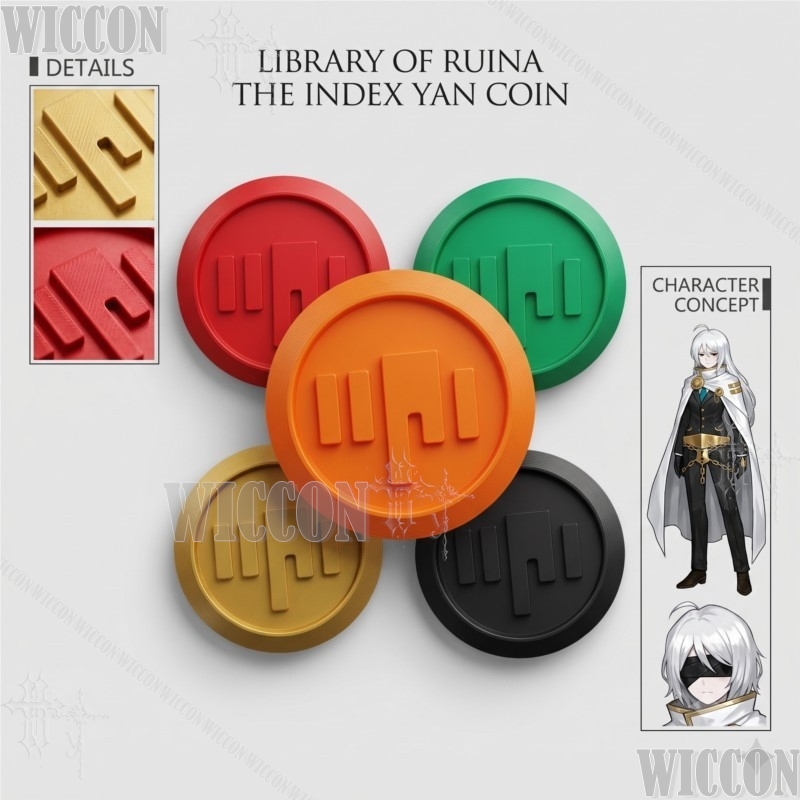 Biblioteka Ruina Indeks Moneta – Cosplay Prop 3D Print Settings recenzja i cena